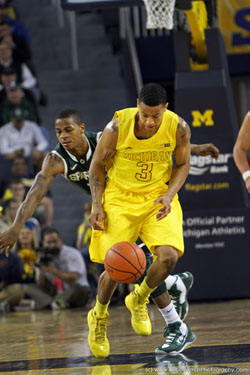 Michigan vs Michigan State basketball game 2013 photography